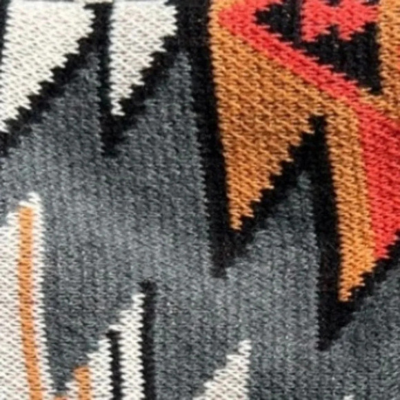 New 100% Cotton Tribal Aztec Boho Western Throw Blanket - Picture 4 of 4